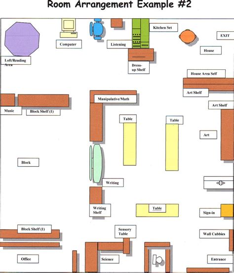 Preschool Classroom Layout Templates - prntbl.concejomunicipaldechinu ...