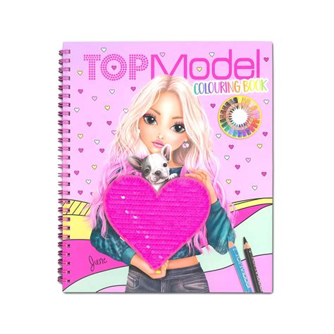 Image result for Top Model Colouring Book