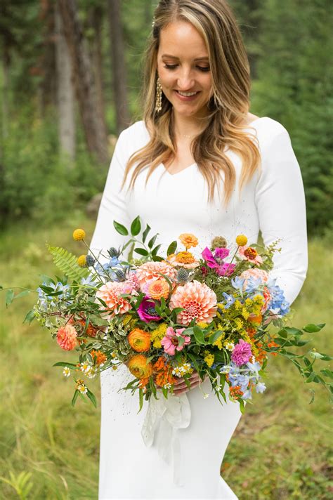 Wildflowers Wedding Bouquet Ideas