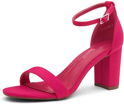 Shoe Land Womens Madeline Open Toe Ankle Strap Chunk India | Ubuy