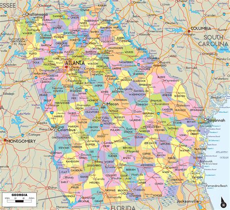 Interstate 95 Georgia Map