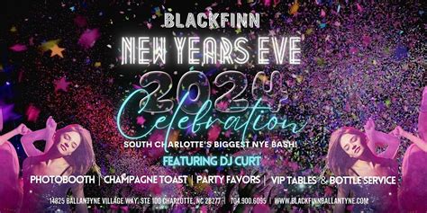 Blackfinns New Year Celebration, Blackfinn Ameripub - Ballantyne ...