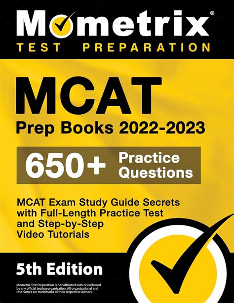 MCAT Prep Books 2022-2023: MCAT Exam Study Guide Secrets, Full-Length Practice Test, Step-by ...