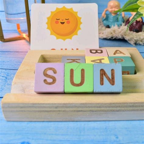 Alphabet Puzzle for Kids Alphabet Spelling & Reading Words with 26 ...