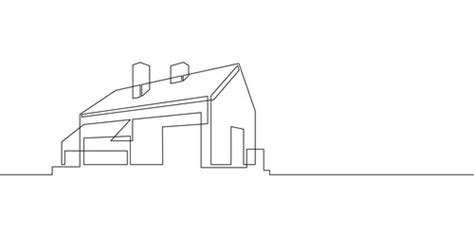 Residential Real Estate Minimalist Minimalist Vector Art