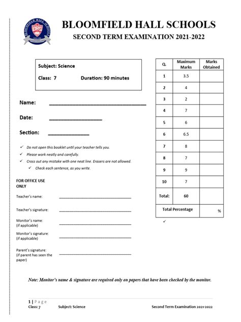 Class 7 Science Exam Tips 的图像结果