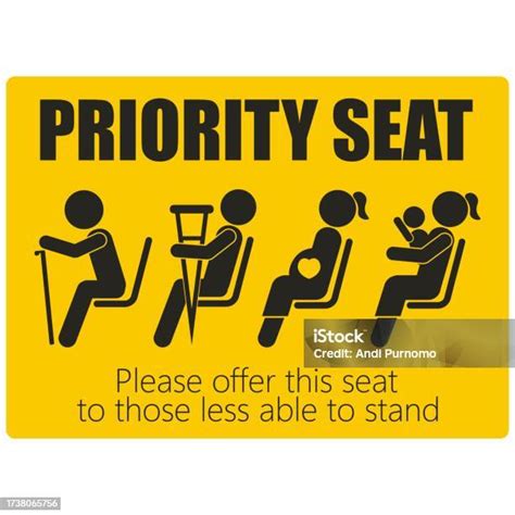 Image result for Priority Sticker On Bus