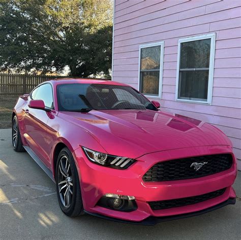 Hot Pink Mustang Exotic Car