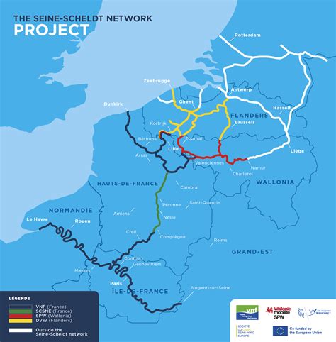 European Map Seine River