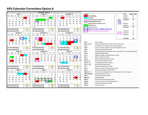 Aps 2025 2026 Calendar - Free Printable Templates