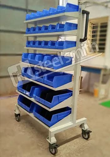 Bin Storage Trolley Supplier in Ahmedabad - RK Steel