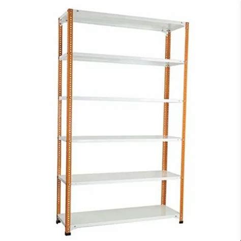 Slotted Angle Steel Rack - Slotted Angle Racks With Ms Net from Mumbai