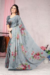 Buy MIRCHI FASHION Printed, Floral Print Daily Wear Chiffon, Georgette ...