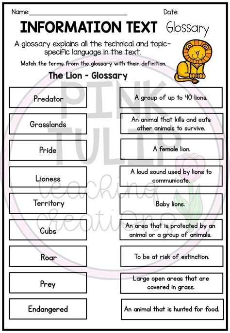 Information Text Worksheet 的图像结果