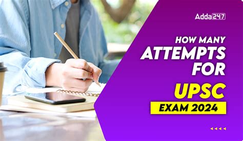 UPSC Attempts for General, OBC, SC/ST Categories