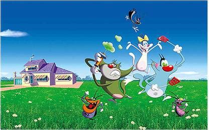 Oggy and the Cockroaches Big Size Flex Poster For Room MD-3490 ...