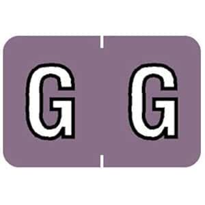 Tabbies Barkley ABKM Compatible 71620 Series Alpha Labels, Lilac "G", 1 ...