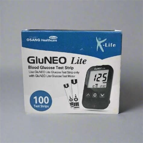 GLUNEO LITE 100 Test Strips (2x50 Pack) – MedineedsIndia