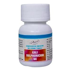 Buy Dr Patel's Homeopathic Kali Sulphuricum- 6X Biochemic Tablets ...