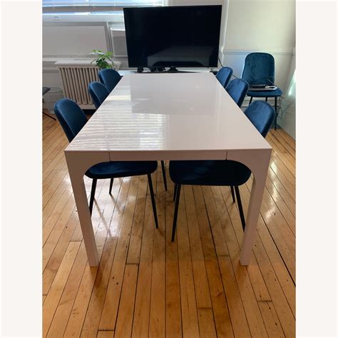 Cb2 Aqua Virgo Dining Table