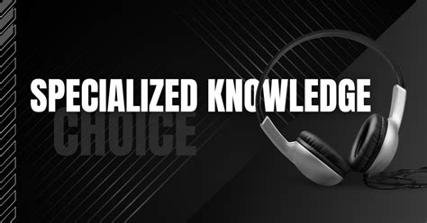 Specialized Knowledge — Teletype