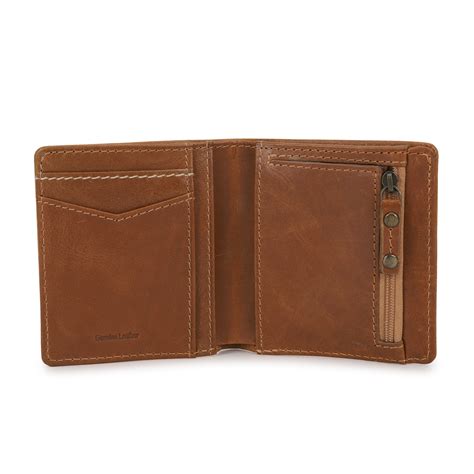 Men's Tan Brand Logo Bi-Fold Wallet – Levis India Store