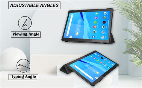 Robustrion Smart Trifold Hard Back Flip Stand Case Cover for Lenovo Tab ...