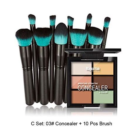 Shreeyas NEW Makeup Set 6 Colors Concealer Cream Contour Palette W ...