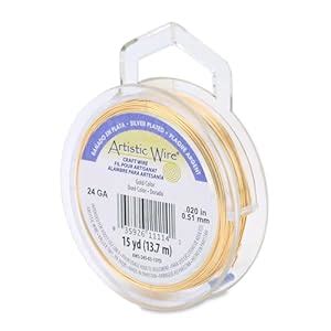 Artistic Wire 24S Gauge Wire, Gold Color, 15-Yard : Amazon.in: Home ...