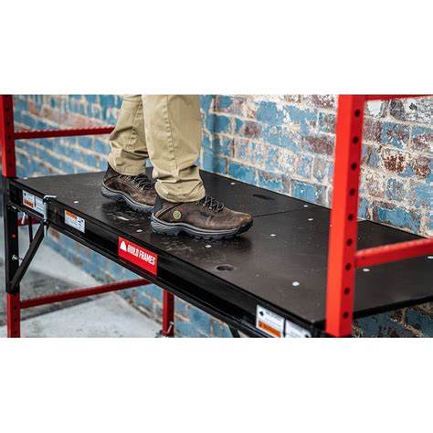 Build Frames Adjustable Baker Scaffold Steel Adjustable 6.24-ft H x 2.4 ...