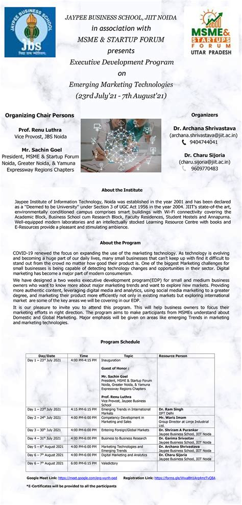 JBS EDP in Business Analytics- Jaypee Business School Noida| Jaypee ...