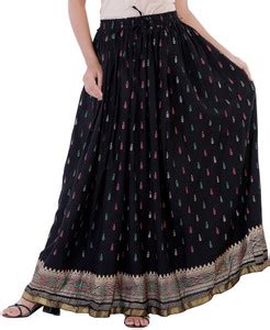 DaisySkirt Printed Women Flared Multicolor Skirt - Buy DaisySkirt ...