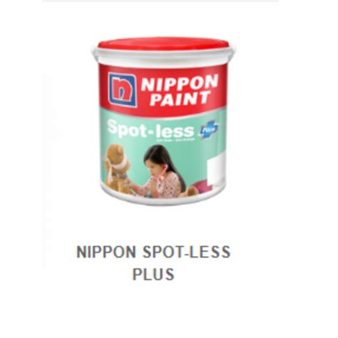 Jual CAT DINDING NIPPON PAINT CAT NIPPON SPOTLESS PLUSS - 0,9L - Kab ...