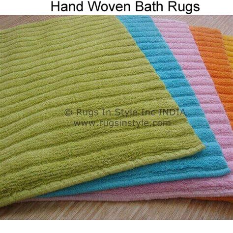 Hand Woven Bath Rugs - Exporter from Ghaziabad