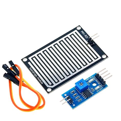 Khyrud Raindrop Detection Sensor Module with Control Board – Rain ...