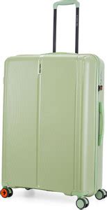 NASHER MILES The Line HardSide Polypropylene Check-in Luggage Avacado ...