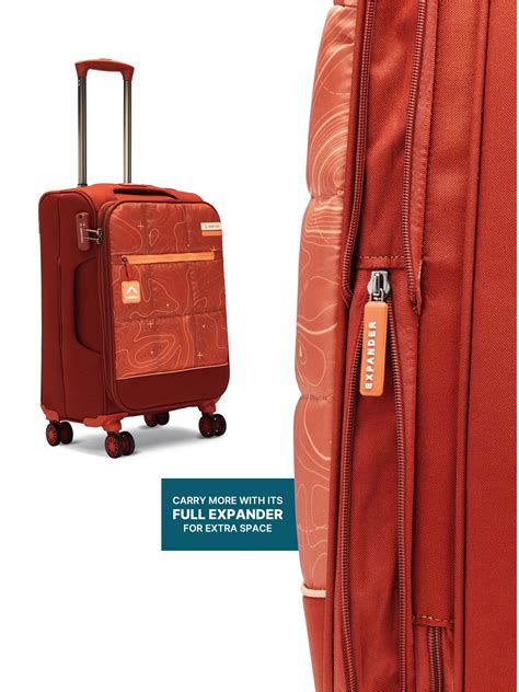 Eco-friendly Topo Red Cabin Soft Trolley Bag