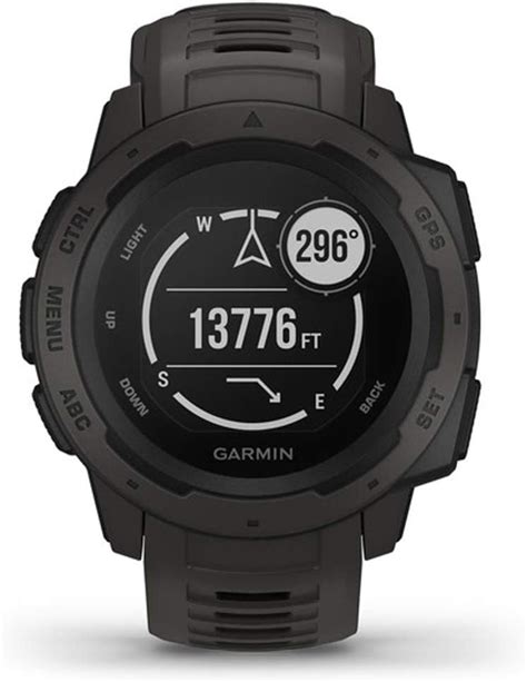 Garmin Instinct, Rugged Outdoor Watch with GPS, Features Glonass and G ...