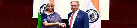 Nirmala Sitharaman, Dan Farrell Discuss Opportunities For Deepening ...