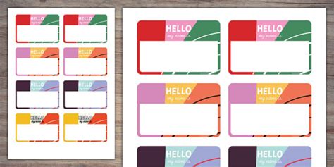 80s Name Tags | Twinkl Party