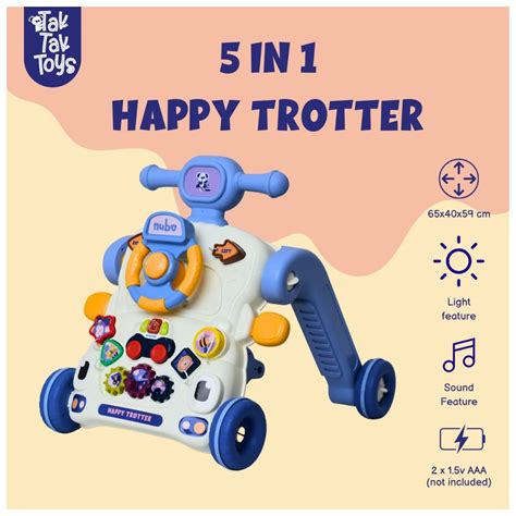 Tak Tak Toys: 5 in 1 Happy Trotter - Baby Walker – Krazy Caterpillar