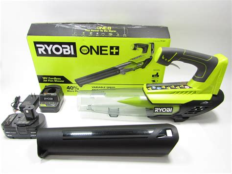 Ryobi ONE + 18V Cordless Jet Fan Lightweight Leaf Blower P21801