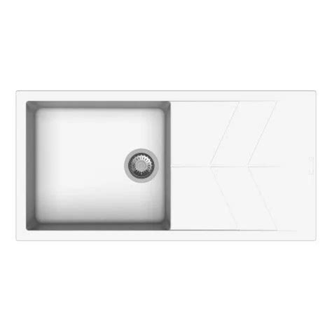 Carysil Quartz Jazz D100L 40 x 20 Inch Snova Single Bowl Kitchen Sink ...