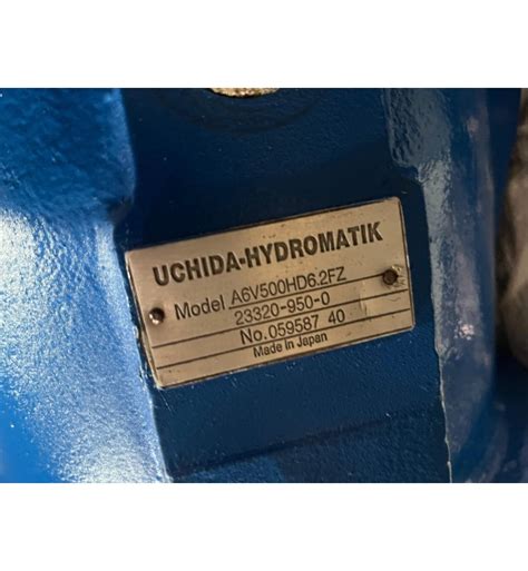 Reconditioned UCHIDA REXROTH A6V500HD6 Hydraulic Pump -Professionally ...