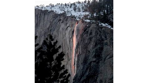 Every February Yosemite waterfall turns to 'lava' | Fox News