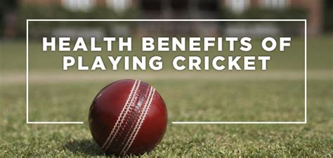 Health Benefits of Playing Cricket | FITPASS