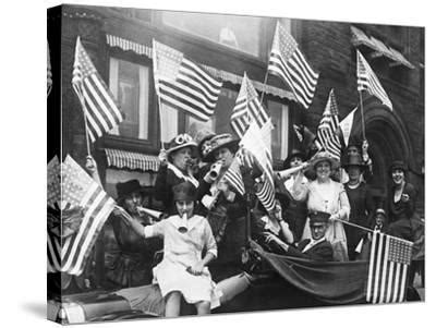 'Suffragettes Celebrating Passing of 19Th Amendment' Photographic Print | Art.com