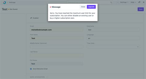 Maximum User Limit Issue