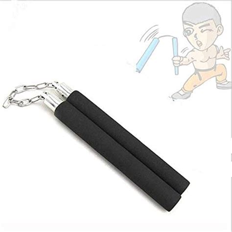 Foam Grip Martial Arts Nunchucks with Stainless Steel Chain for ...