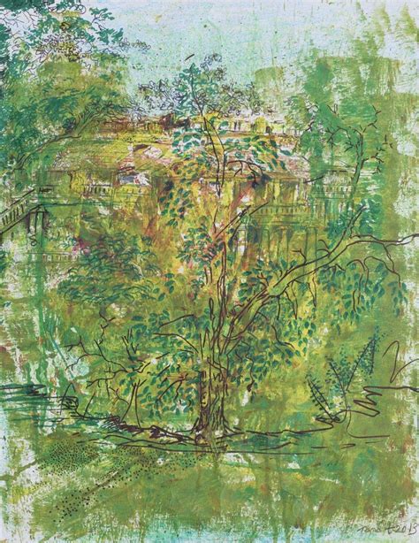 "Textural Nostalgia": Green Mixed Media Artcontent by Tarit ...